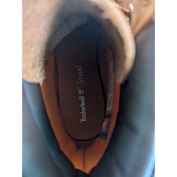 Timberland Linden Woods 6" Women's 7 Waterproof Leather Boot In Wheat A161G - Picture 9 of 15